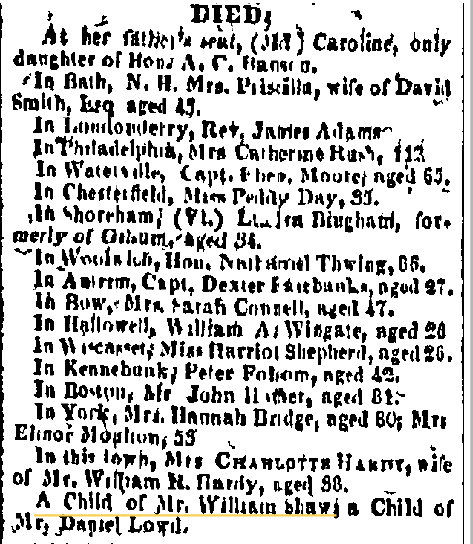 May 10 1817 Portsmouth Oracle Portsmouth New Hampshire Volume XXVIII Issue 19 Page 3